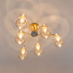 Citilux Клод CL137162 Люстра потолочная Золото