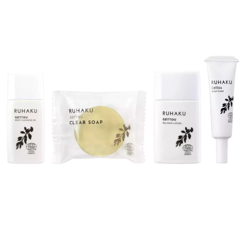 Ruhaku Пробный сет уходовой косметики для лица Рухаку- Trial Set S, 4 продукта