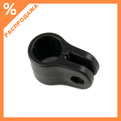 Хомут тентовый на трубу 22мм (Втулка тентовая), Черный