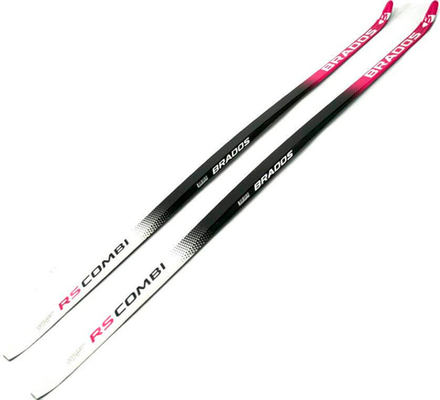 Беговые лыжи юниорские STC Brados RS COMBI Junior Black/Pink