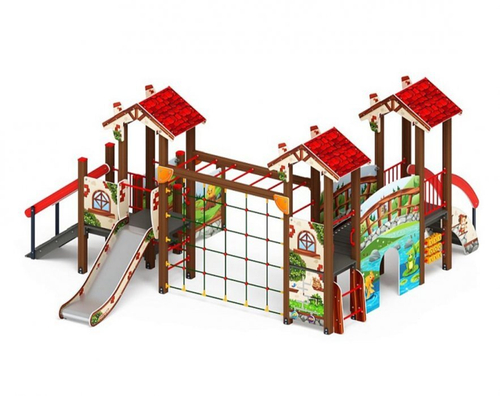 Детский игровой комплекс В гостях у сказки ДИК 1.05.01-07.С H=900