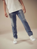 Джинсы стрейч для мальчика Next C08-553, Голубой