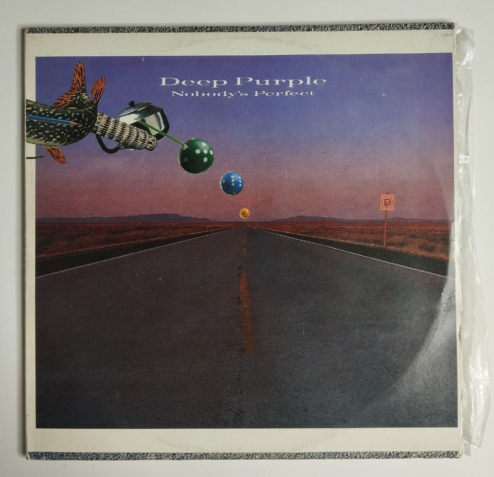 Винтажная виниловая пластинка LP Deep Purple Nobodys Perfect (Югославия 1988)