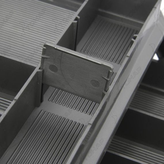 Ящик рыболова Helios трехполочный синий