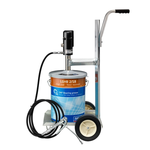 Air-driven grease pump for use on grease drums/ pails, mobile LAGG 18AE