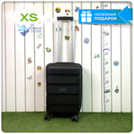 Маленький чемодан Mironpan-G, Черный, S (полипропилен)