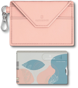 Швейцарская карта Victorinox Swiss Card Classic Paris Style, розовый (подар. упаковка)