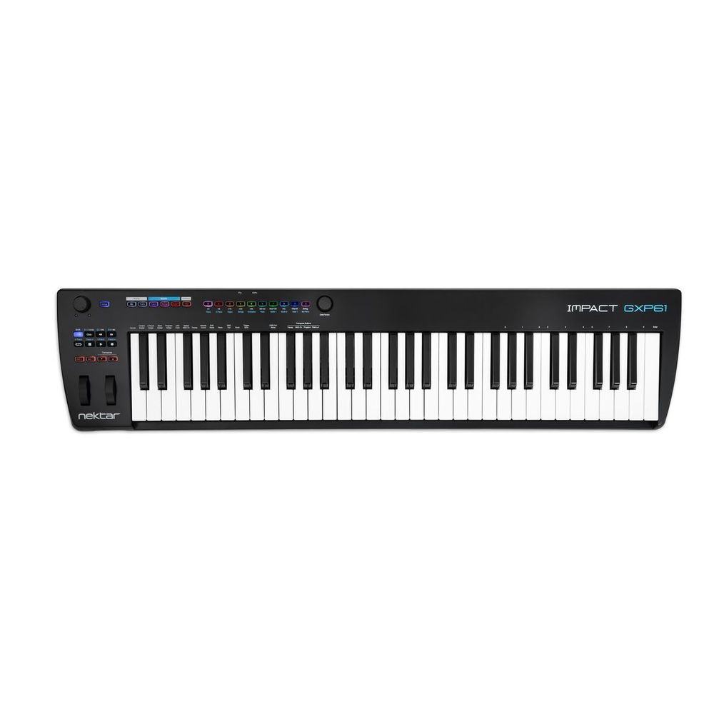 Usb Midi Контроллер, 61 Клавиша, Клавиатура Полувзвешенная, Nektar Impact Gxp61