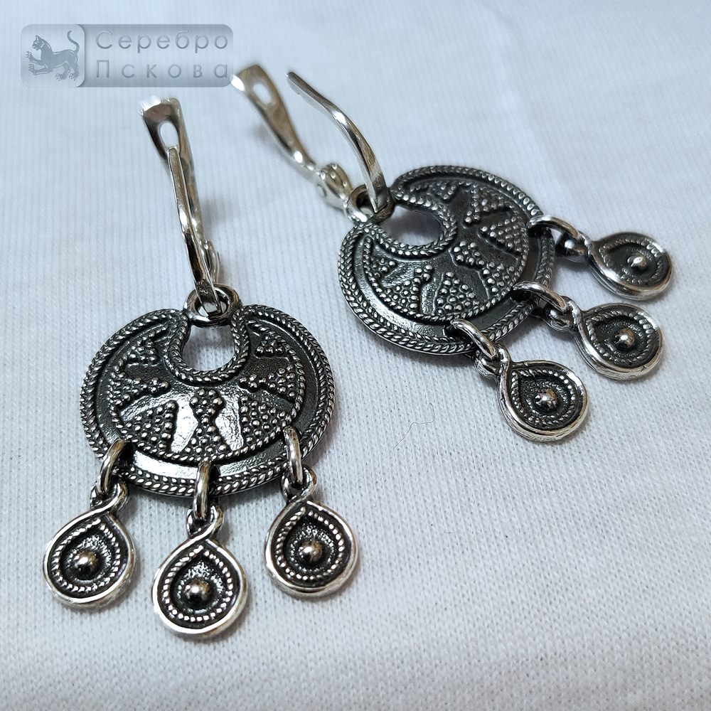Серьги "Изборской принцессы"