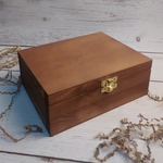 Музыкальная шкатулка с ЛЮБОЙ ВАШЕЙ МЕЛОДИЕЙ, именем и гравировкой / печатью под заказ, размер 15х9х7 см