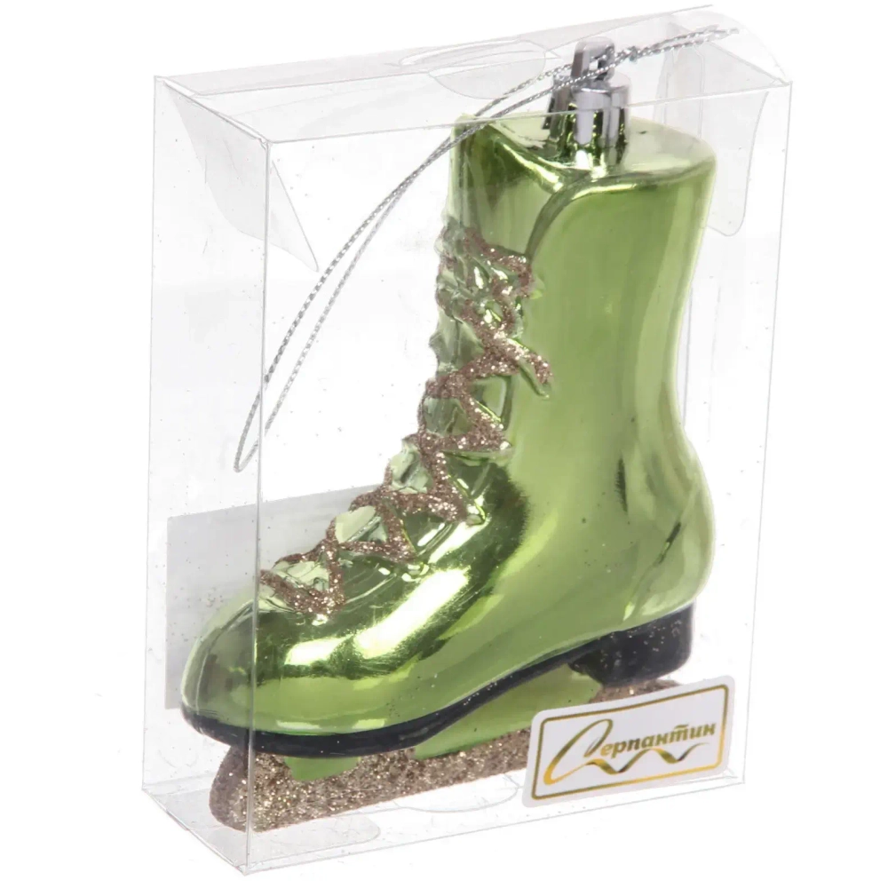 Ёлочная игрушка «Сказочный конёк» 8,5*3,5*11 см, зелёный