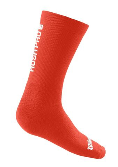 Теннисные носки Wilson Men's Rush Pro Crew Sock 1P - fiesta/white