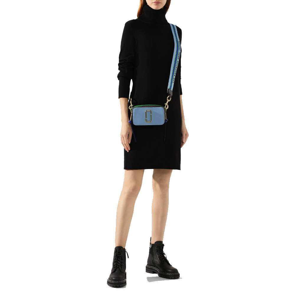 СУМКА MARC JACOBS SNAPSHOT MIST BLUE MULTI