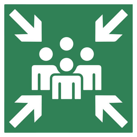 Знак E-21 «Пункт (место) сбора»