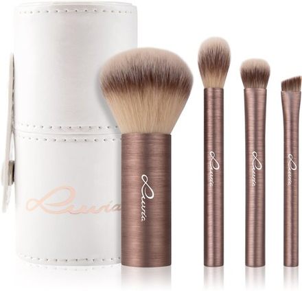 Luvia Cosmetics Prime Vegan Mini - набор кистей (дорожный) /  4 шт.   / GTIN 4260376613198