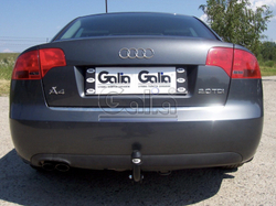 Фаркоп оцинкованный Galia A036A для Audi A4 2000-2007, VW Passat 1996-2005(паспорт и сертификат в комплекте)(без электрики)