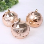 Набор шаров «Miracle» 10 см + 5 см (15 предметов), Шампань