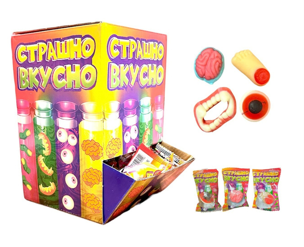 Марм. "Страшно вкусно" 8*75шт 10г