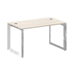 Onix Direct Lux Стол руководителя О-обр. м/к M-O.MO-SRR-3.8 Денвер Светлый/Нержавеющая Сталь/Хром 13