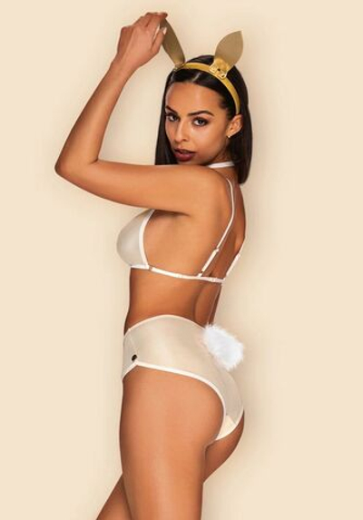 Пикантный игровой костюм зайки Neo Goldes (Размер: L-XL) (Цвет: кремовый)