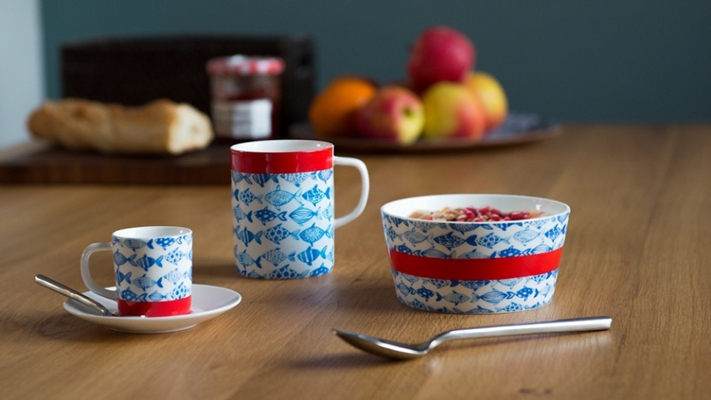 Миска фарфоровая remember, fish, 450 мл