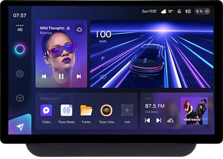 Магнитола для Hyundai H1, Grand Starex, 2018-2022 (ШГУ цветной) - Teyes CC3-2K монитор 13", QLED+2K, Android 10, ТОП процессор, 4G SIM-слот, CarPlay