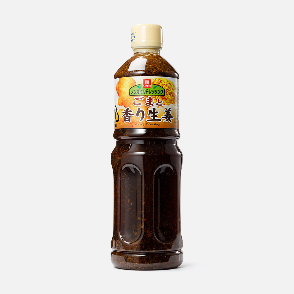 Соус-заправка Riken кунжутно-имбирный, без масла, 1 л