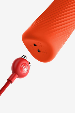 Вибромассажер Fun Factory VIM VIBRATING WAND, силикон, оранжевый