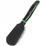 Расческа массажная «Venice Beauty», трапеция, цвет черный, 24см