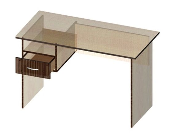 Стол письменный ВЕРМОНТ левый