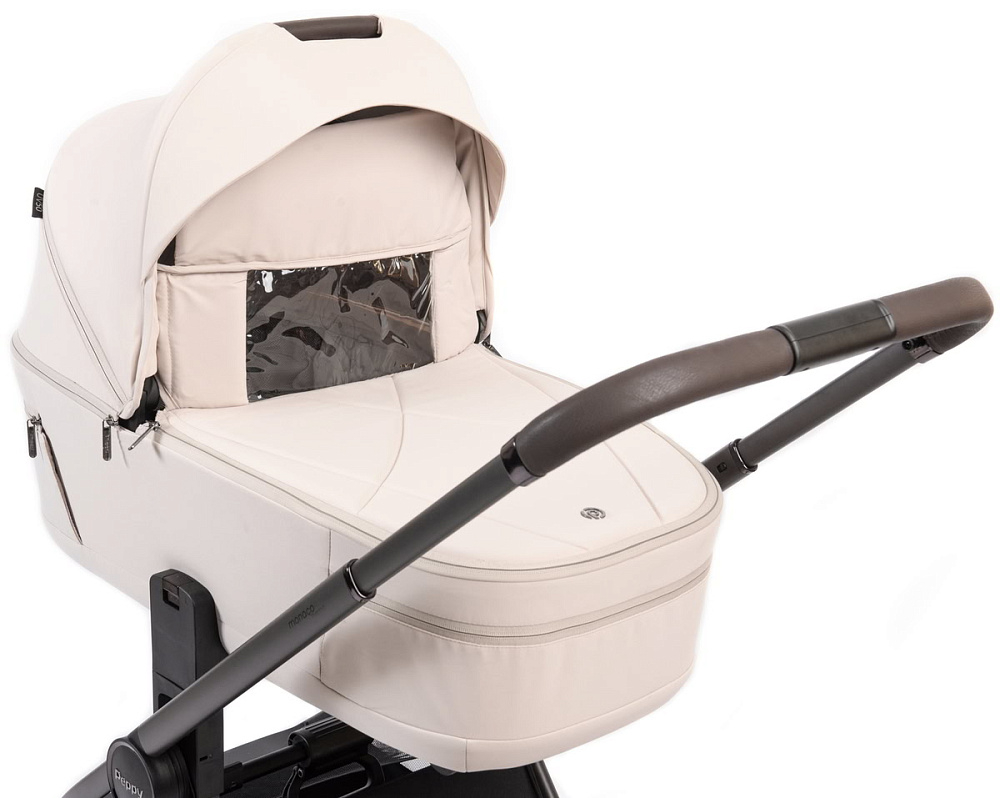 Детская коляска Peppy Monaco Thermo 3 в 1 с автокреслом Verona Black Beige