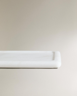 Zara Home поднос, мрамор, молочный
