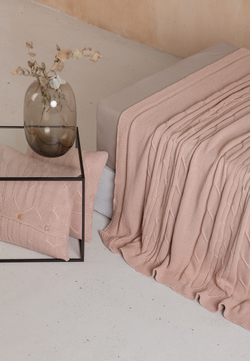 Плед 220х240 Luxberry Lux 40 пудра тон 05