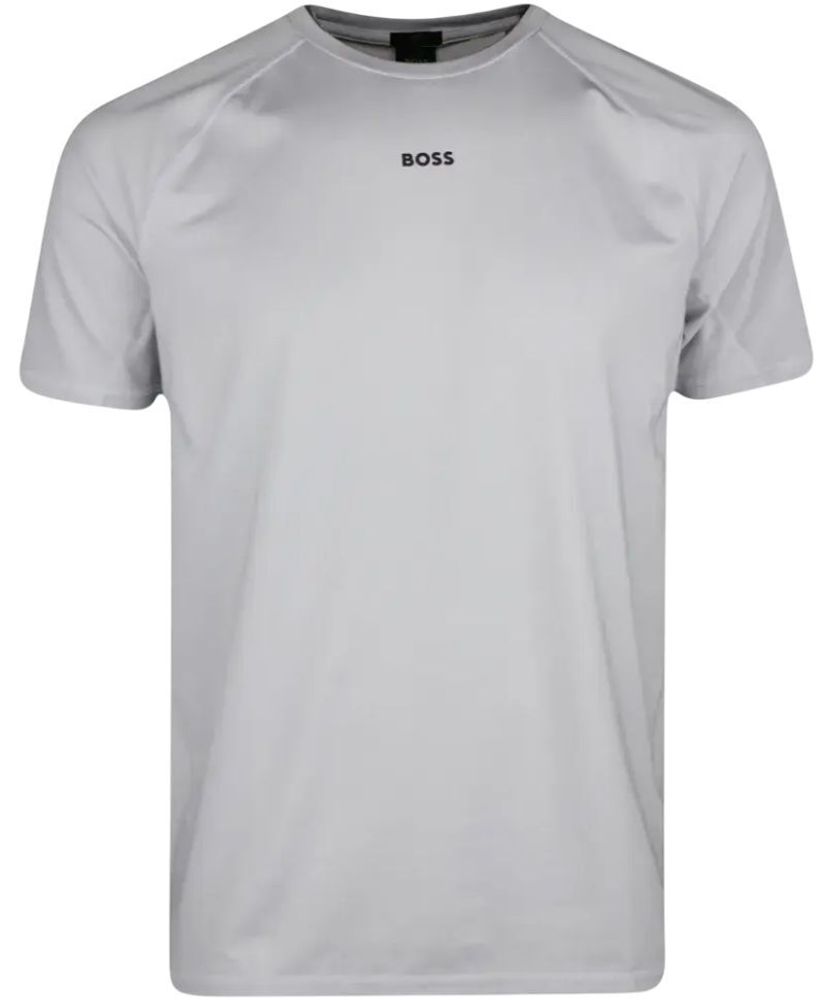 Мужская теннисная футболка BOSS Tee Active 1 - серый