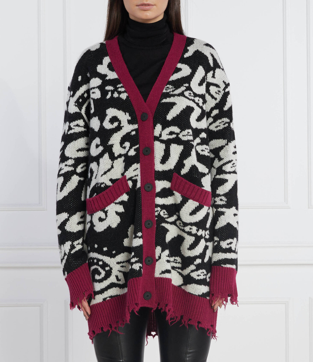 кардиган Versace Jeans Couture - черный(73HAFM03CM02G)