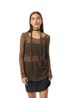 Лонгслив sheer