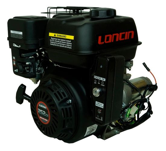 Двигатель "LONCIN" LC175FD-2 (8,5 л.с., электростартер, катушка 5А)