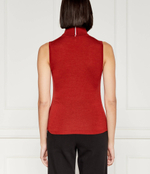 Хлопковое топ merino Tommy Hilfiger - красный(WW0WW42713)