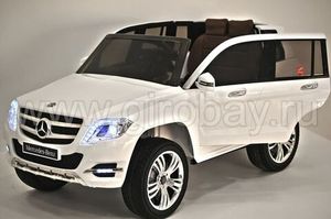 Детский электромобиль River Toys Mercedes-Benz GLK300 белый