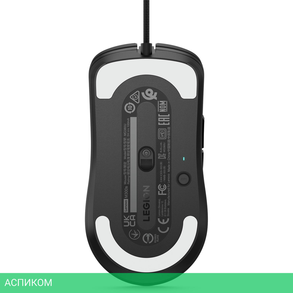 Мышь Legion M300s RGB черный (GY51H47350)