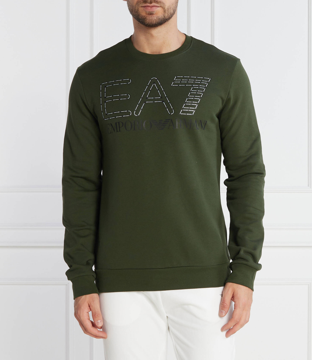 Худи EA7 - хаки(6RPM08 PJSHZ)