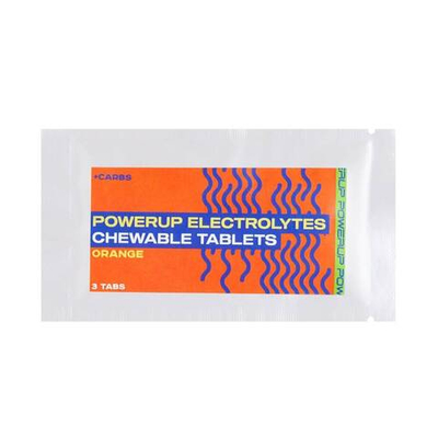 Жевательные солевые таблетки POWERUP АПЕЛЬСИН саше 3шт/таб