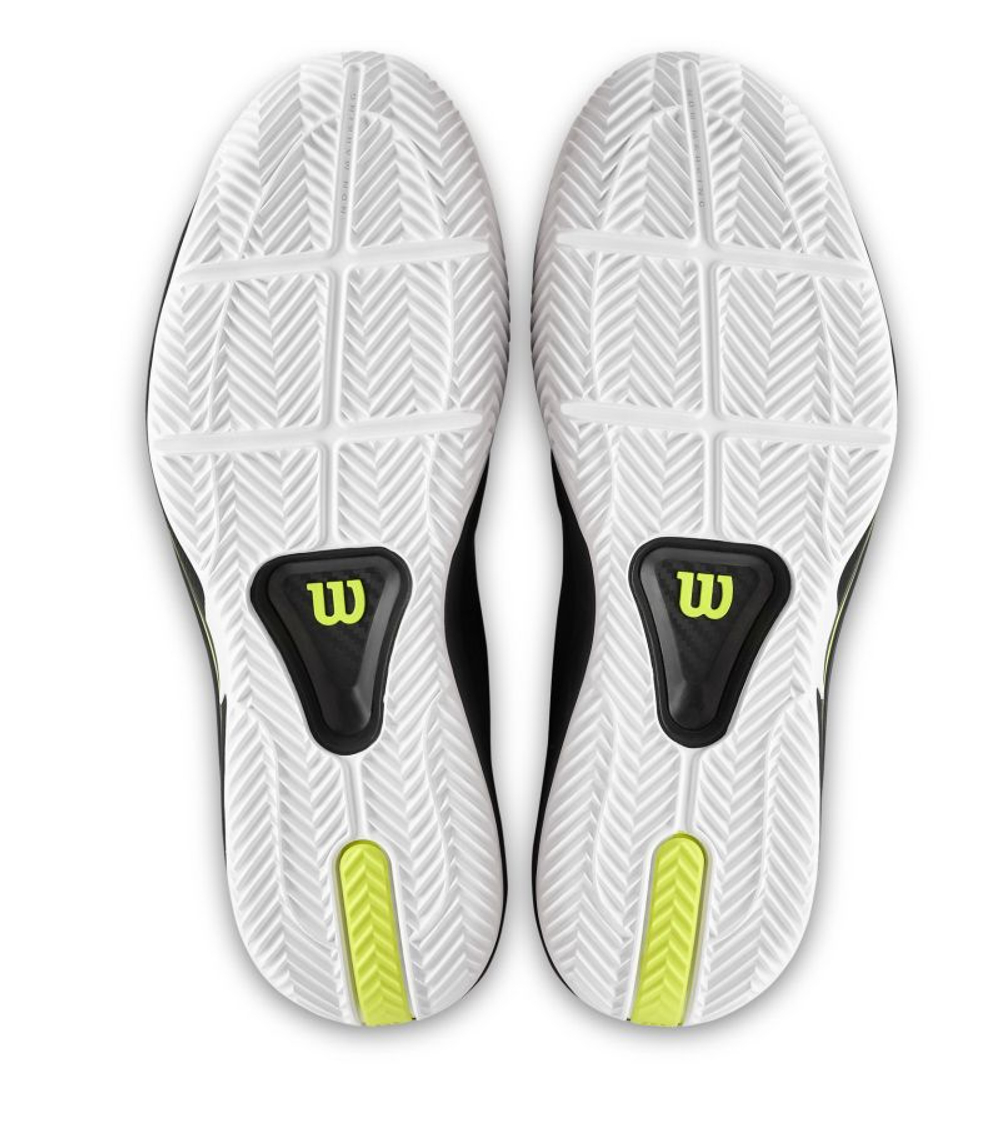 Теннисные кроссовки Wilson Rush Tour 5 Clay - black/white/safety yellow
