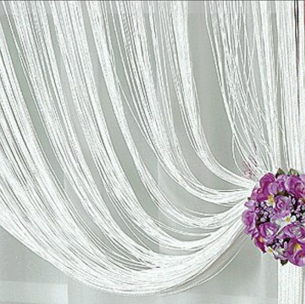 Кисея легкая однотонная - белая, 300 х 280 см. Арт. 1L