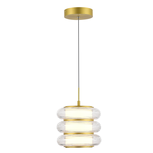 SL6239.203.03 Светильник подвесной ST-Luce золото/прозрачный LED 1*16W 3000K FRITTELA