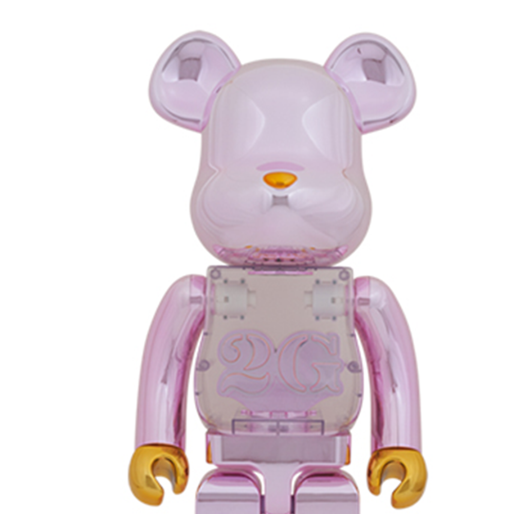 Дизайнерские игрушки BE@RBRICK 1000% 2G PINK GOLD CHROME 70cm, 3090230-613072313