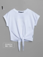 Футболка для девочки на завязках