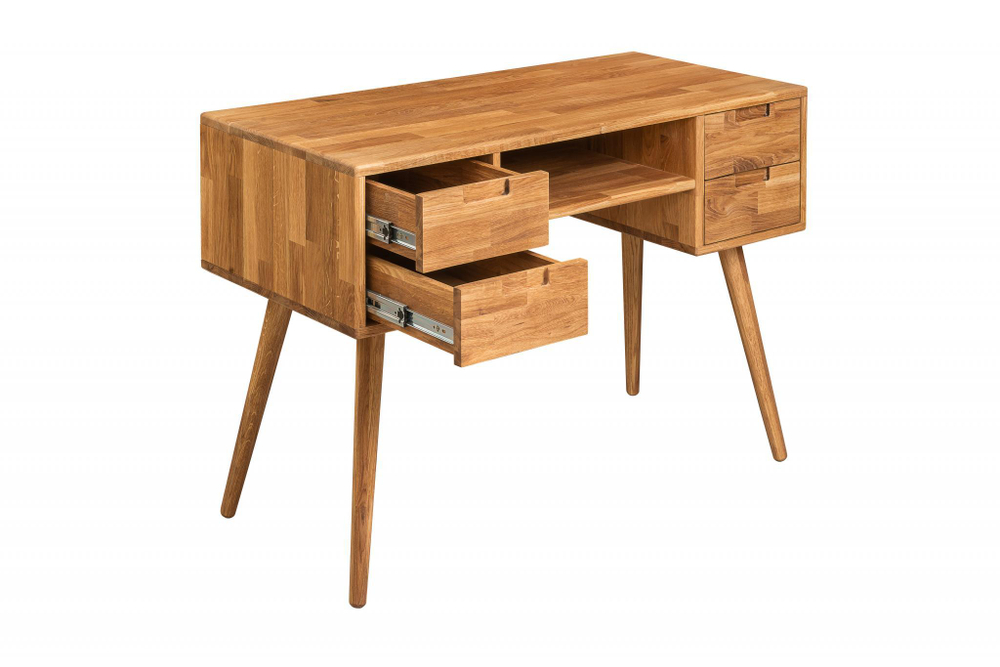 Стол письменный из массива дуба Nord-4