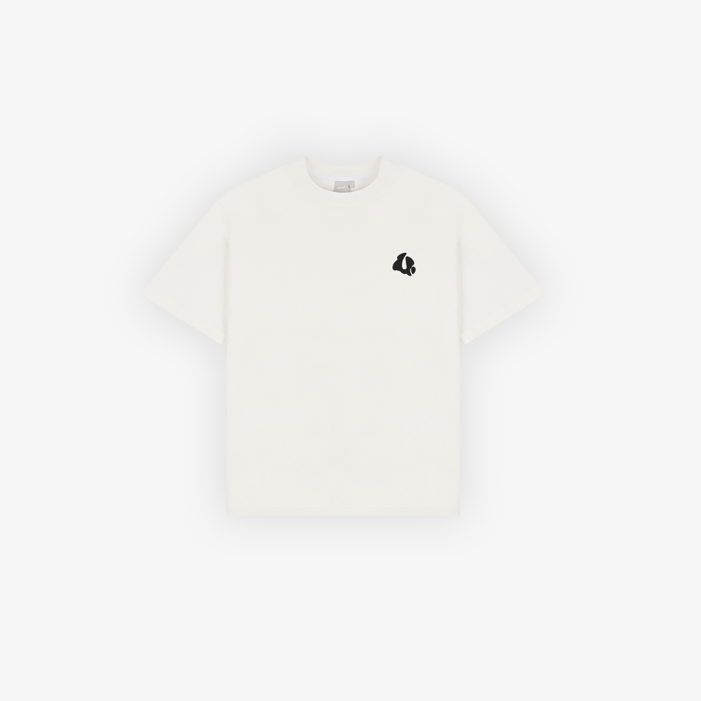 Футболка UNIFORM Heavy Bubble Blur молочный/черный