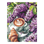 Картина по номерам 30*40см "Завтрак" (на подрам.) (Lori)